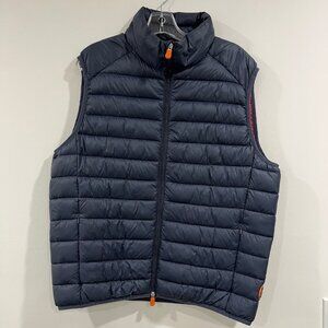 Save The DuckMen's Charlotte Puffer Vest Navy Size Large US